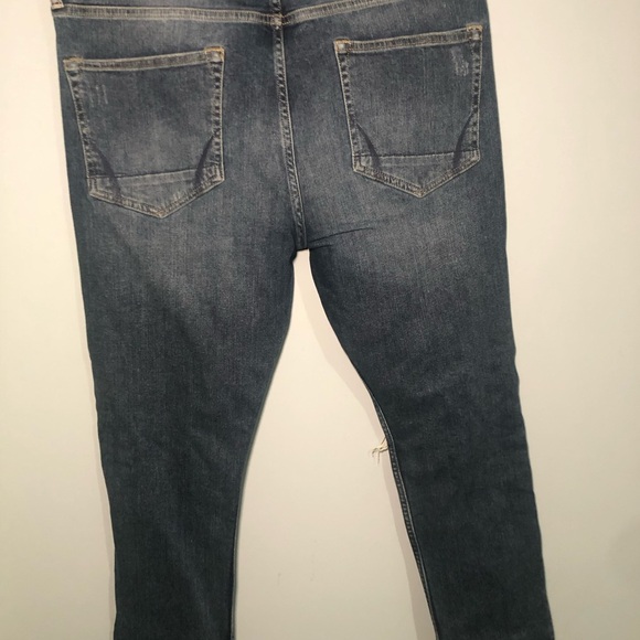 All Saints Men's Dark Blue Skinny Jeans - Picture 7 of 7